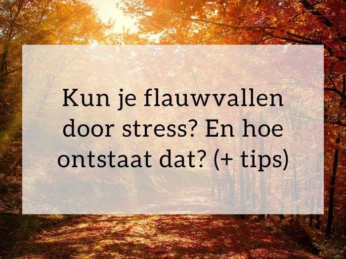 flauwvallen door alle stress intro